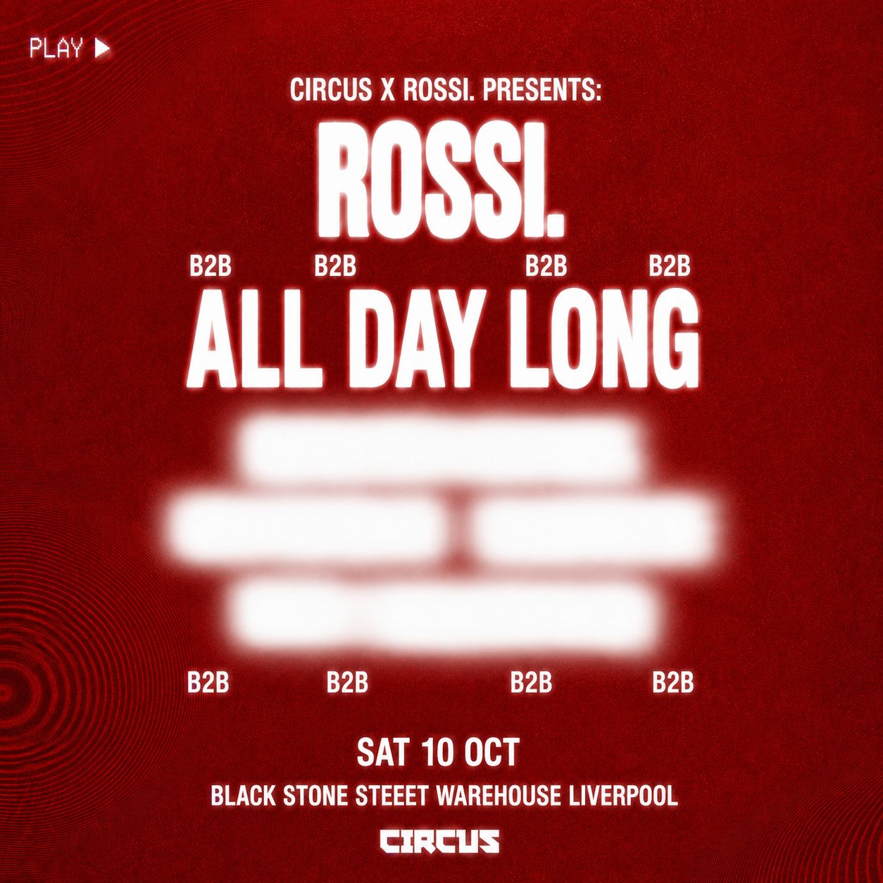 Circus Presents ROSSI. Liverpool