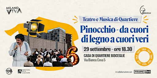 Pinocchio – Da cuori di legno a cuori veri | Talk e Musica dal vivo