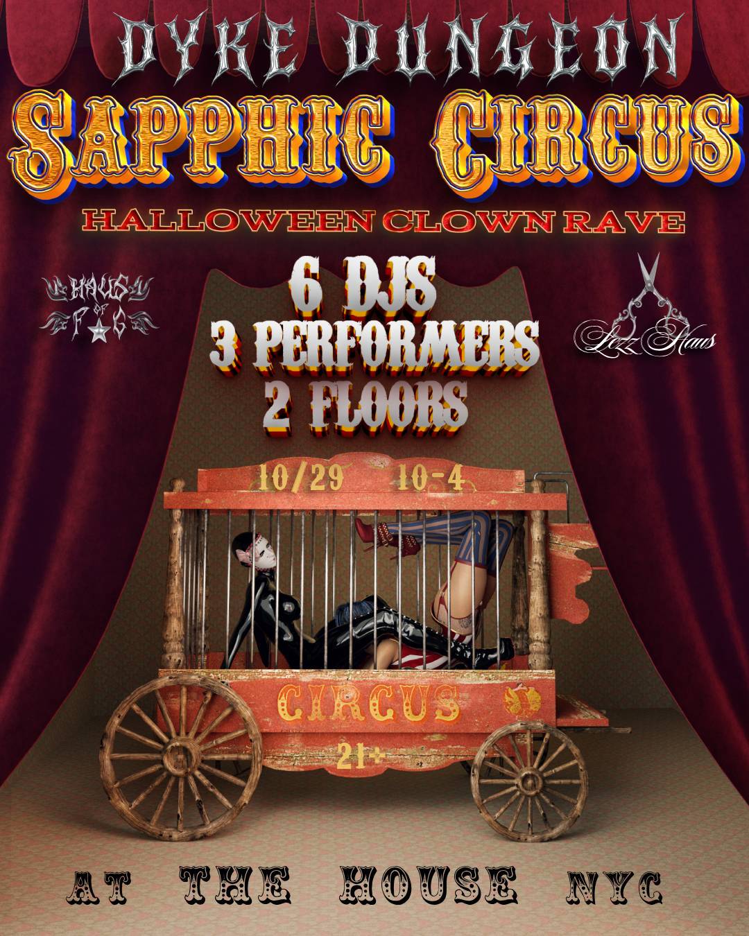 Dyke Dungeon *Sapphic Circus* Halloween Kickoff