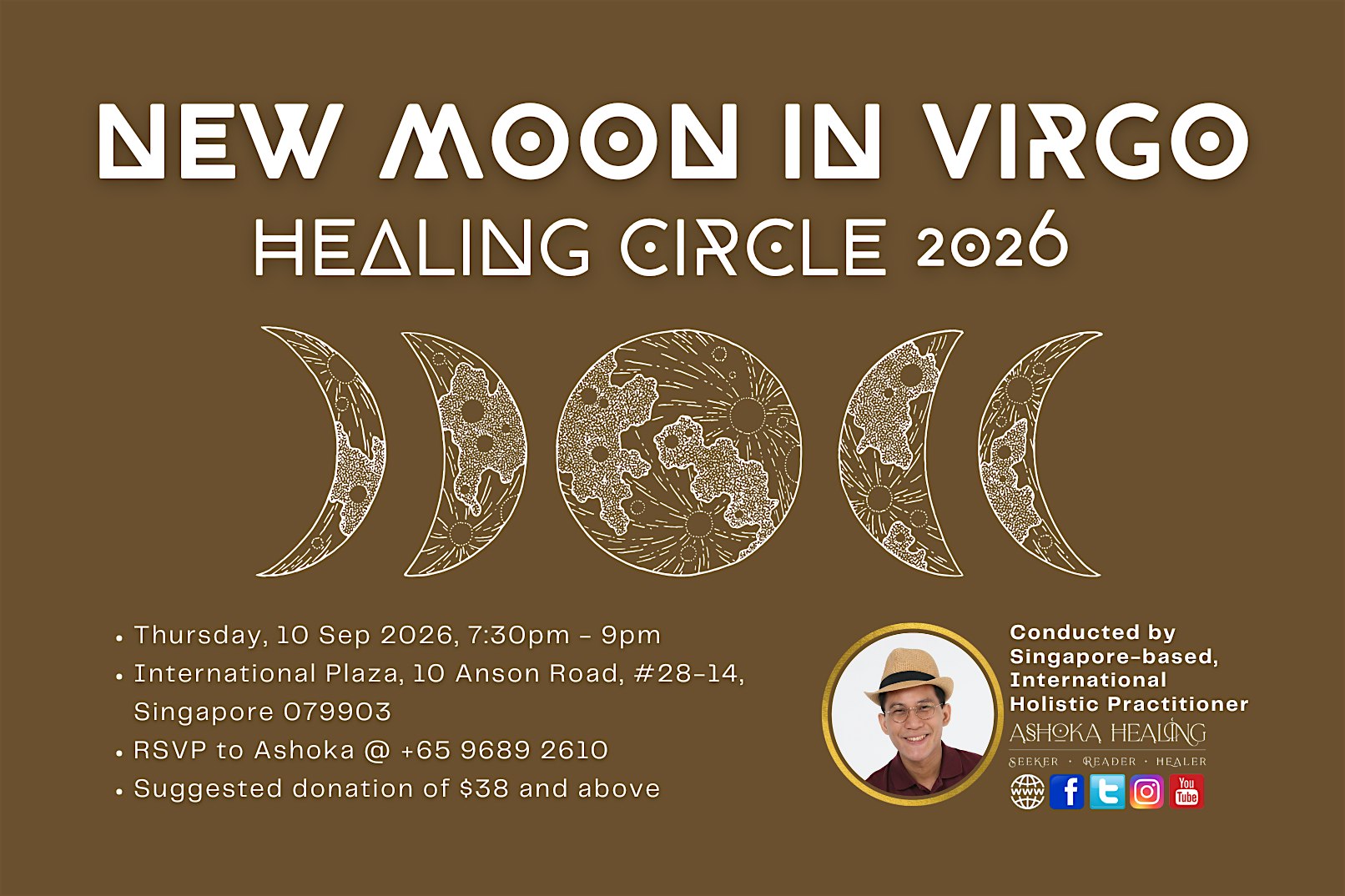 New Moon in Virgo Healing Circle 2026