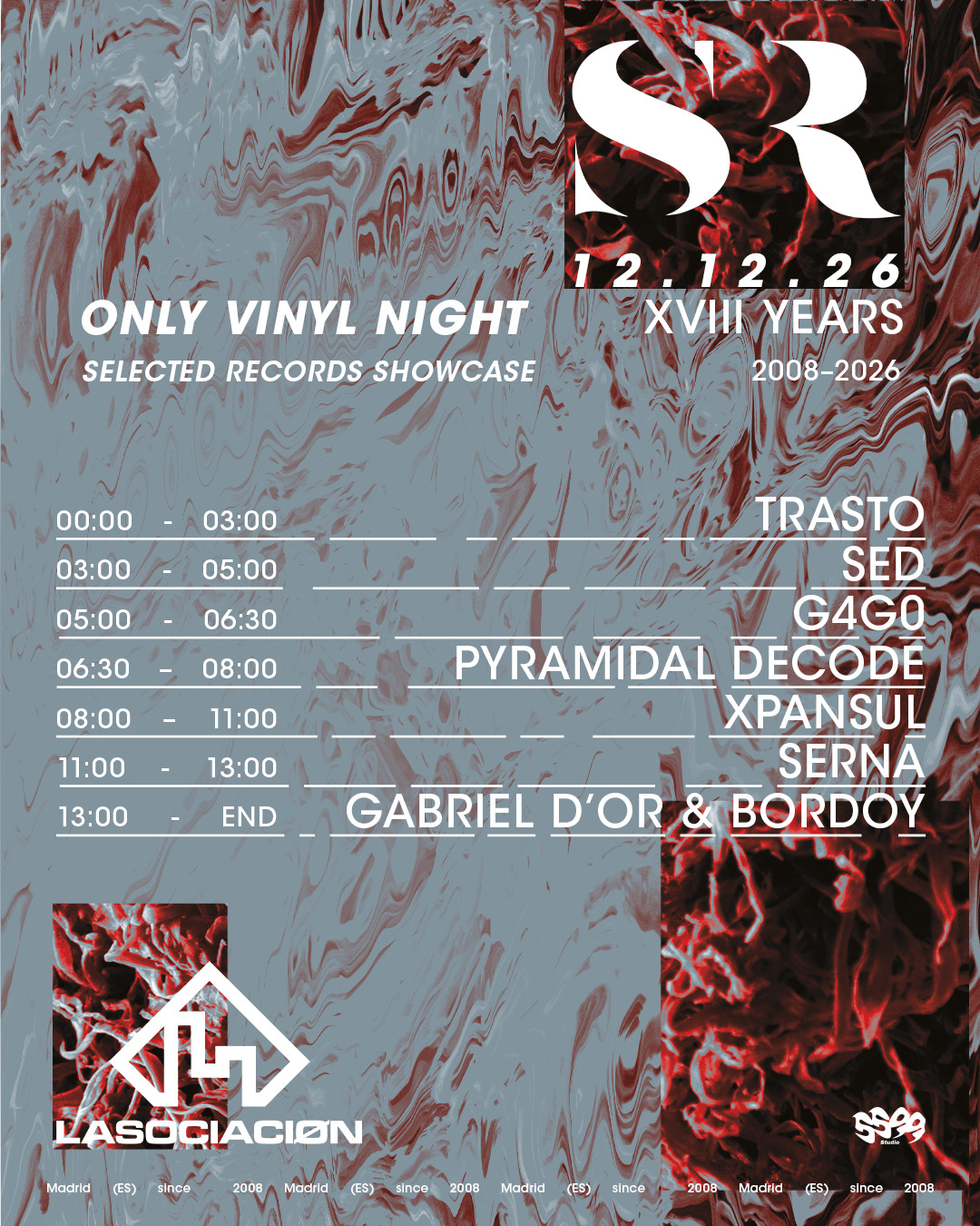 Only Vinyl Night: Selected Records Showcase — XVIII Years