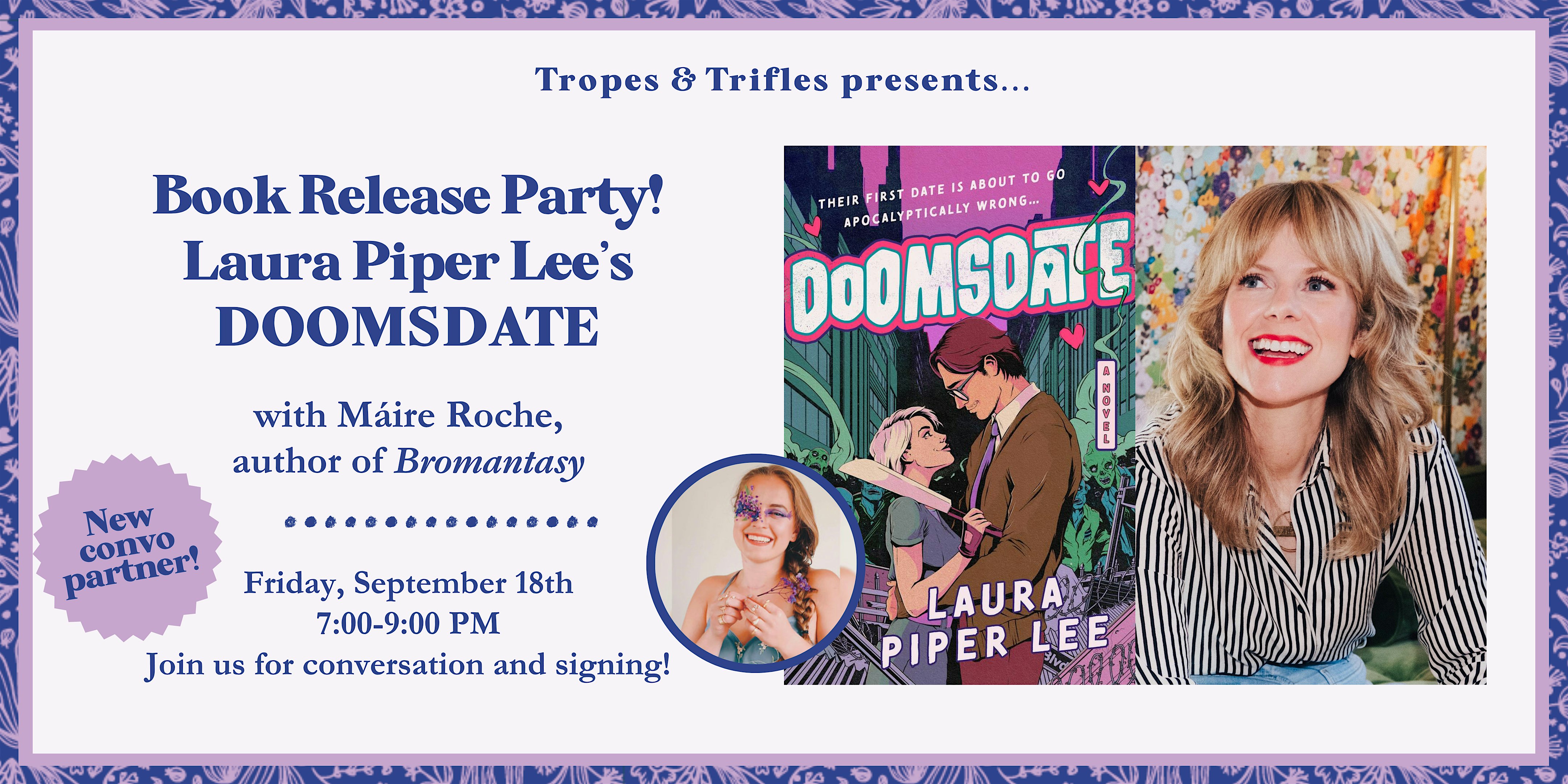 Book release party! Laura Piper Lee's DOOMSDATE