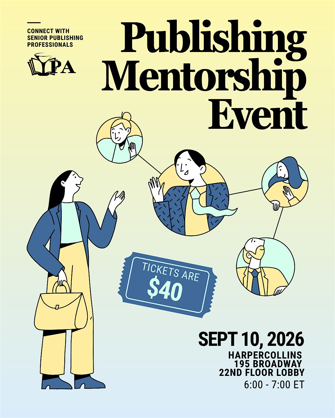 YPA One-on-One Mentorship Event Hosted at HarperCollins