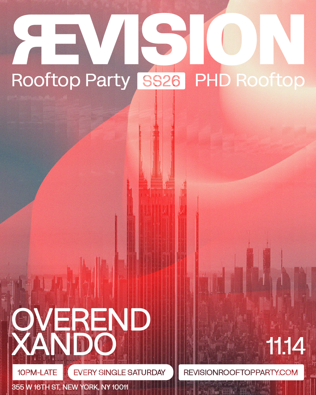 revision rooftop party // 11.14.26 