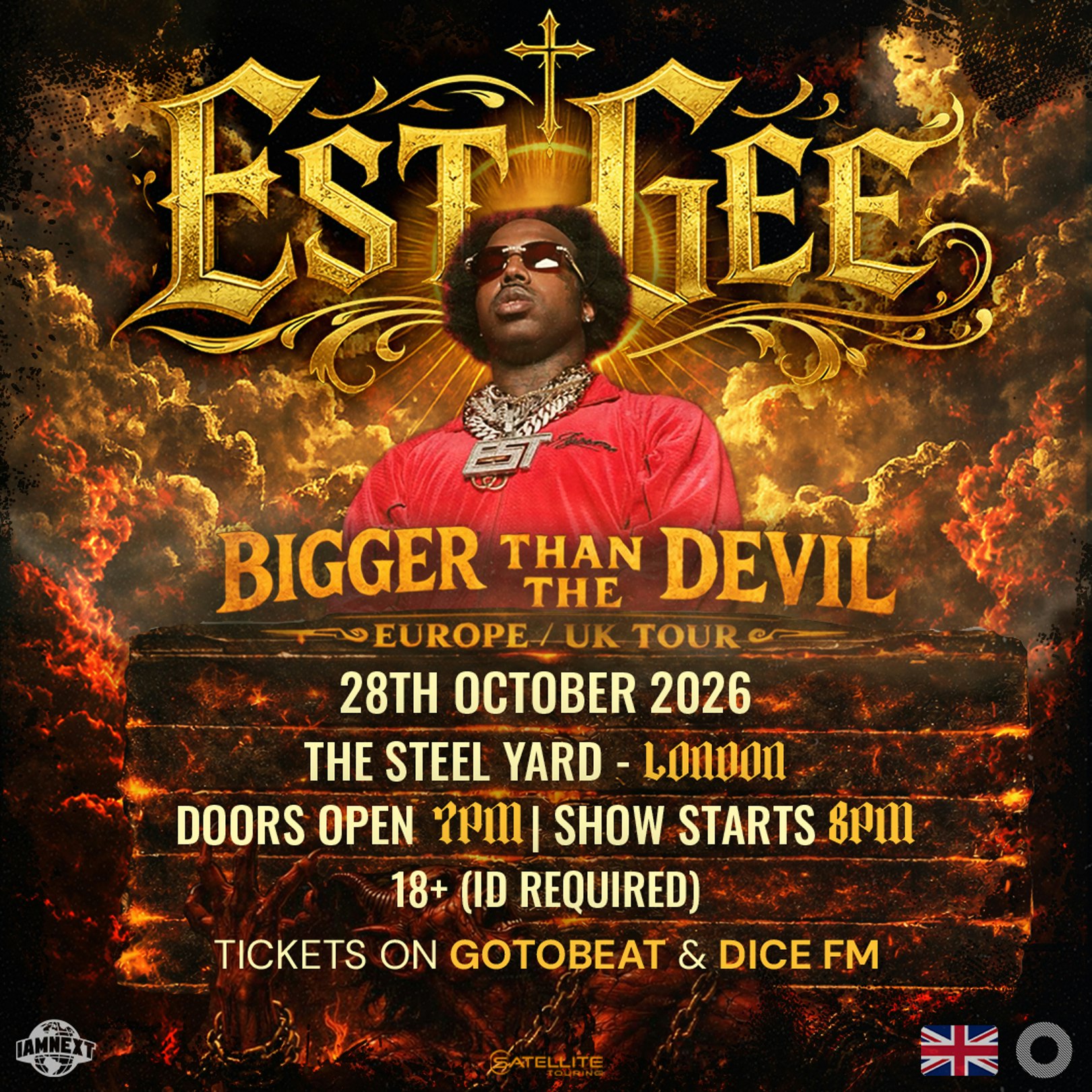 EST GEE - LONDON - BIGGER THAN THE DEVIL TOUR