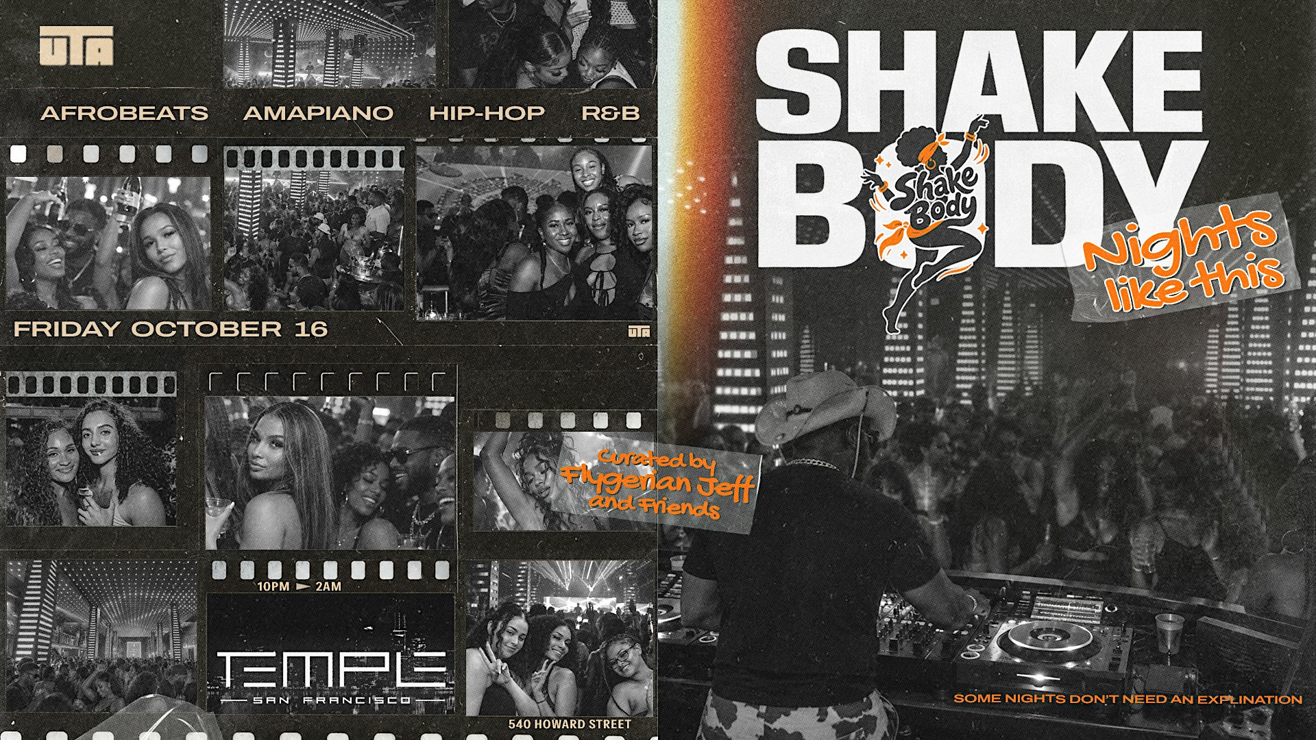 SHAKE BODY: NIGHTS LIKE THIS | TEMPLE SF