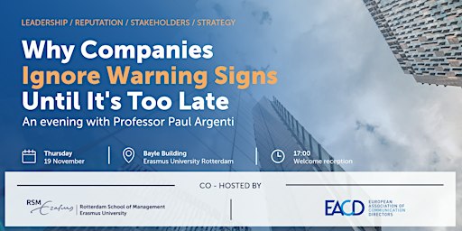 Why Companies Ignore Warning Signs Until It's Too Late
