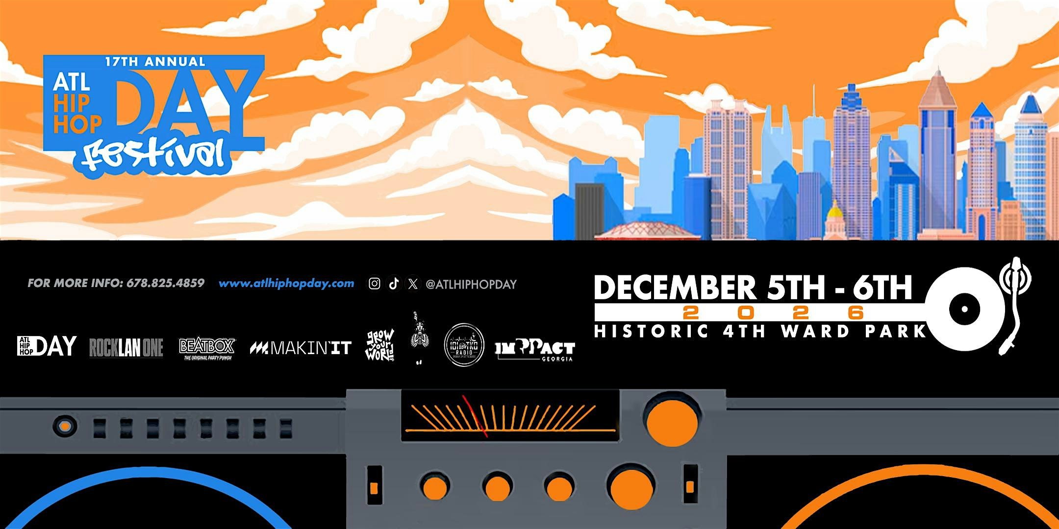 17th Annual ATL Hip Hop Day Festival | ATL Hip Hop Week 2026