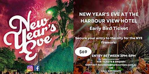 New Years Eve Early Bird Ticket