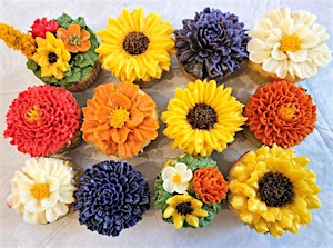 Fall Floral Cupcake Class!