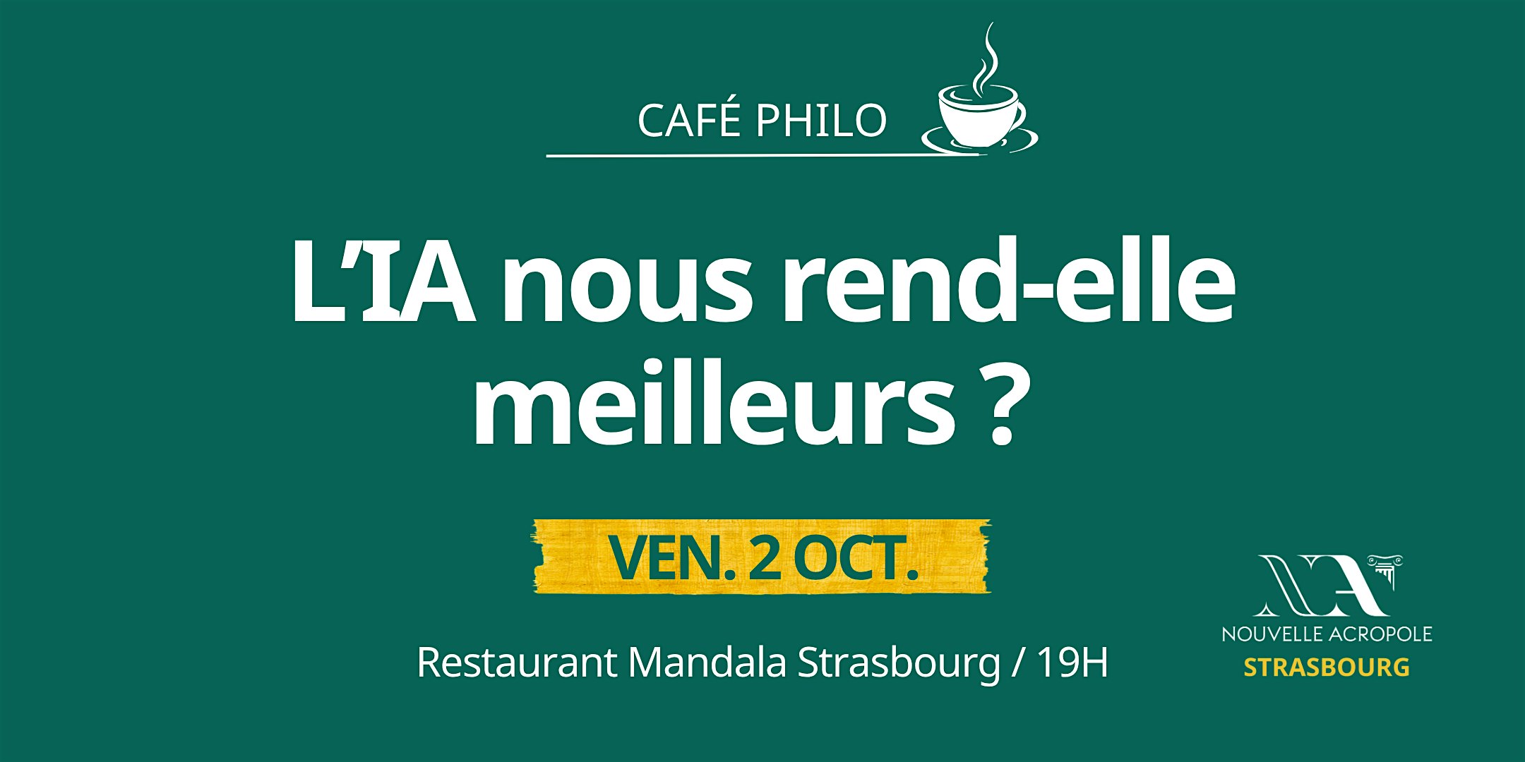 Café philo: l'IA nous rend-t-elle meilleurs?