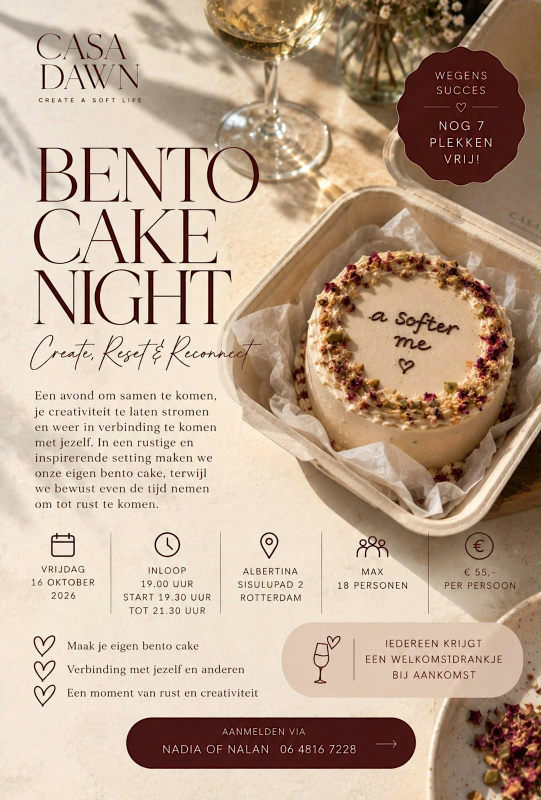 Casa Dawn presents: Bento Cake Night
