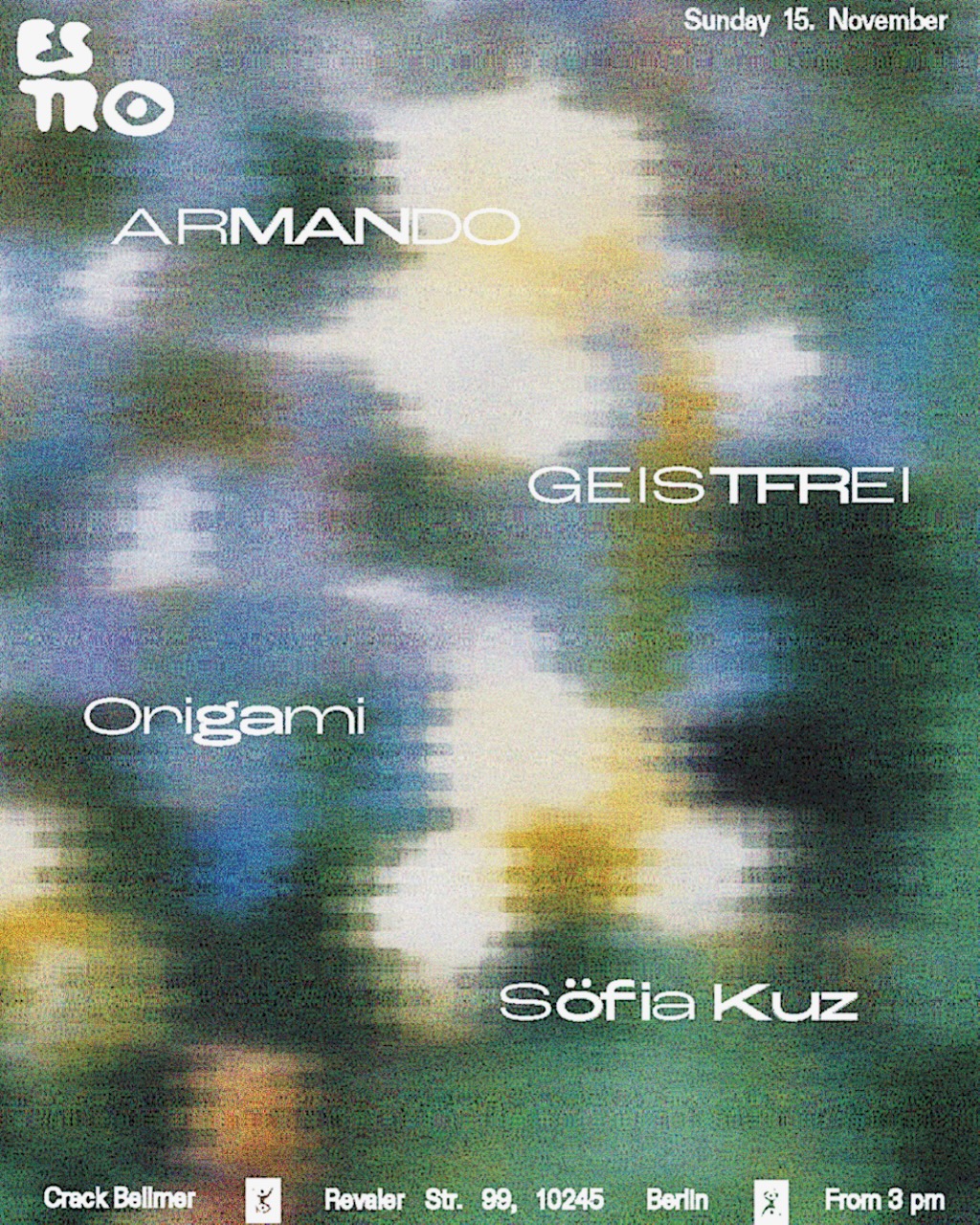 ESTRO with ARMANDO, GEISTFREI, Origami, Söfia Kuz