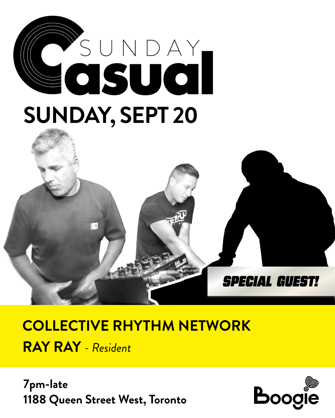 Sunday Casual w. Collective Rhythm Network, Ray Ray + SURPRISE GUEST