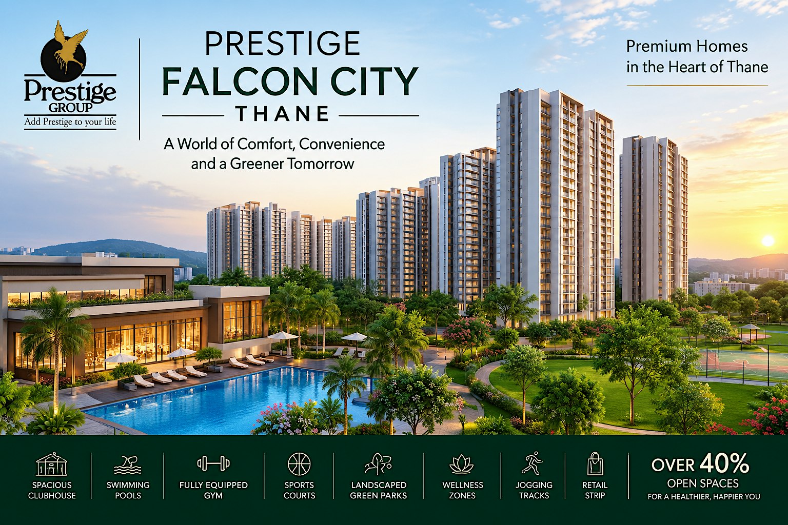 Prestige Falcon City thane