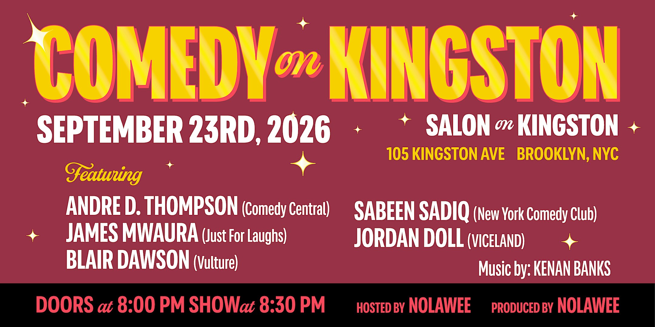 Comedy On Kingston (Stand-Up Comedy in Crown Heights, Brooklyn)