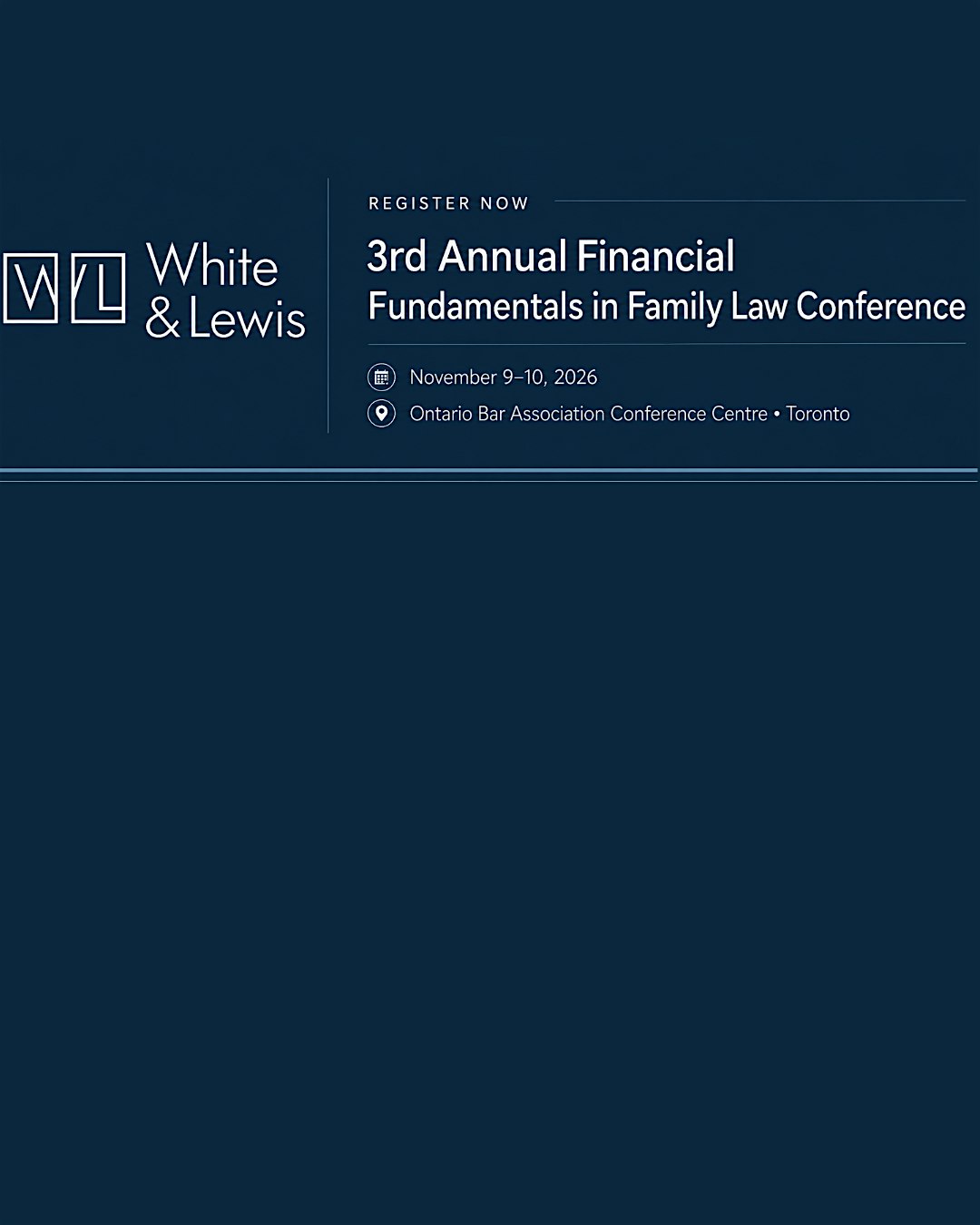 Financial Fundamentals in Family Law - November 9-10, 2026