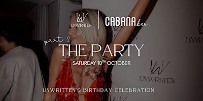 Unwritten's Birthday Celebration: The Party