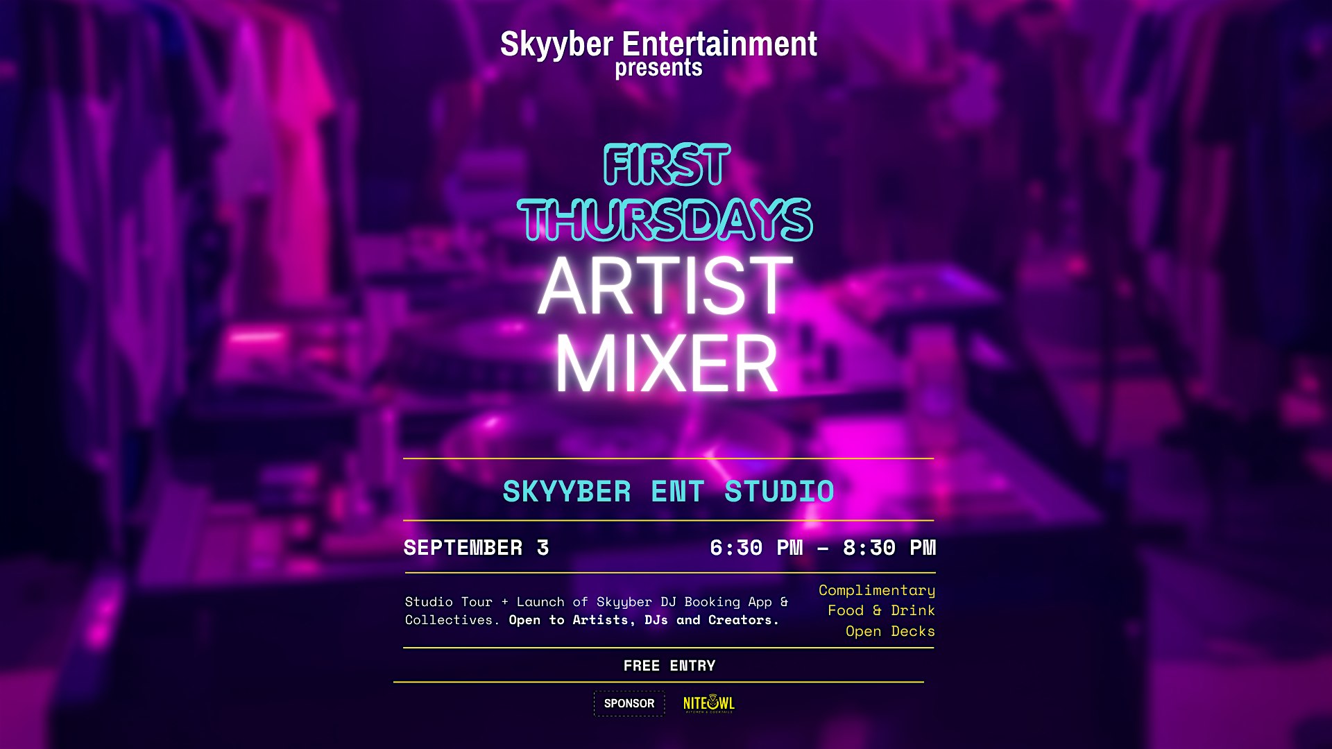 First Thursdays: Artist Mixer | Launch Edition
