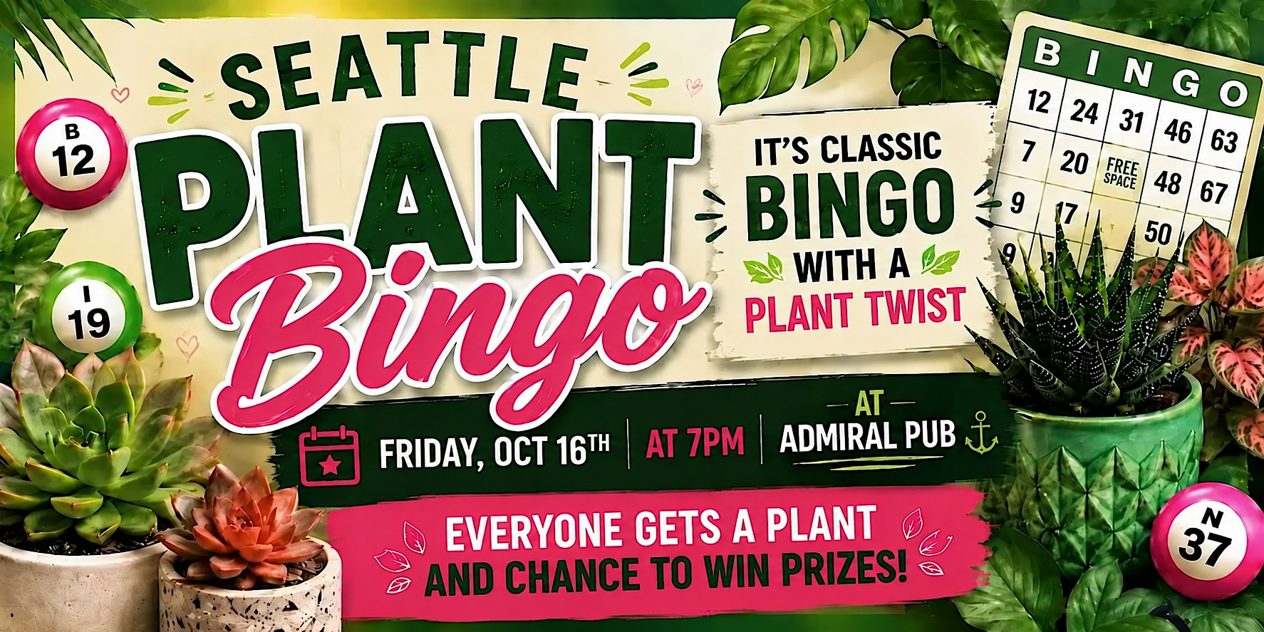 Seattle Plant Bingo