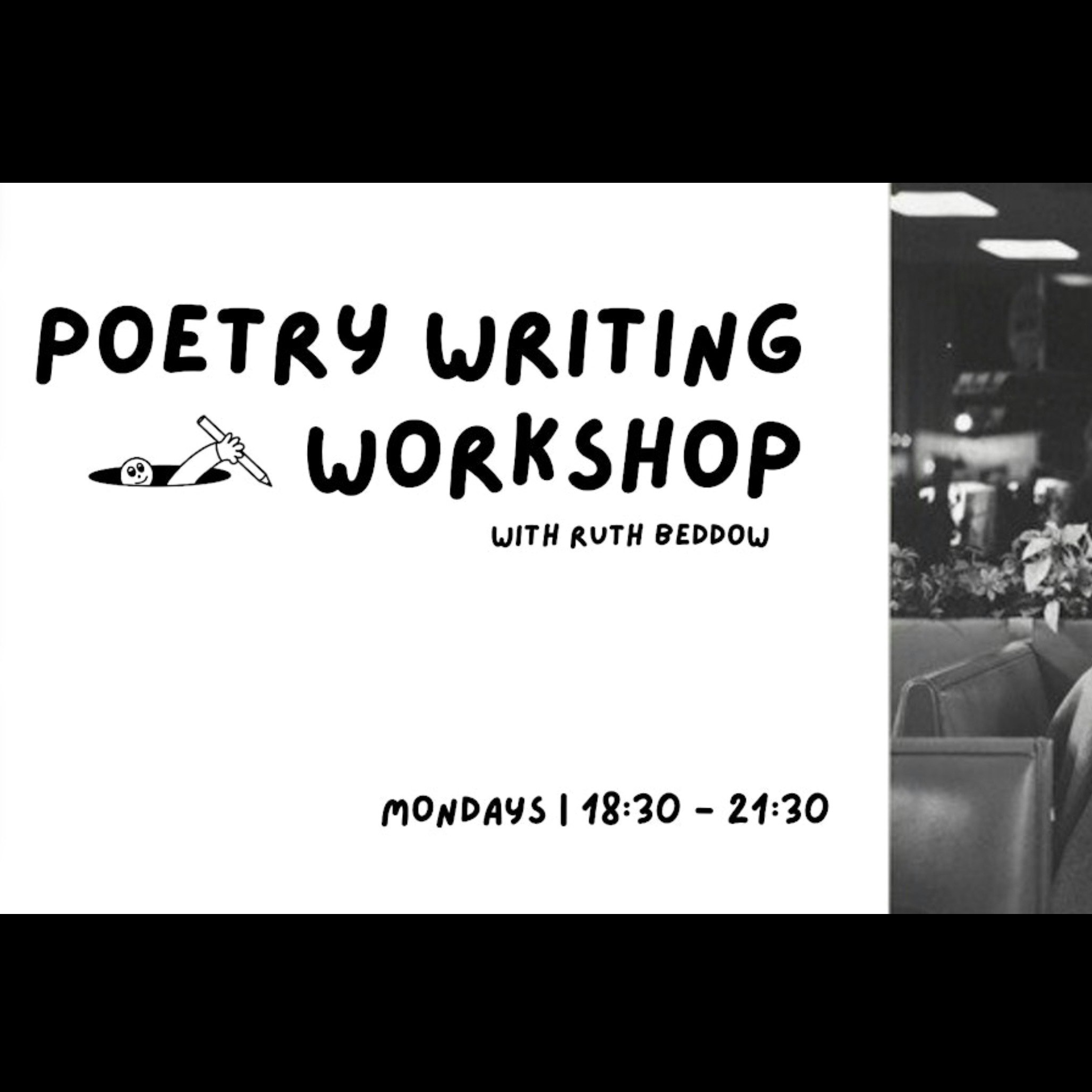 6 WEEK CLASS PACK: Poetry workshop Sept-Dec