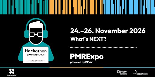4th Hackathon @ PMRExpo in collaboration with COREVAS®