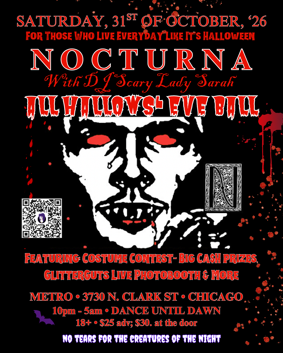 Nocturna All Hallows' Eve Ball with DJ Scary Lady Sarah
