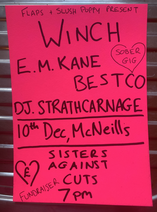 Flash & Slush Poppy present WINCH, E.M. Kane  BESTCO & more