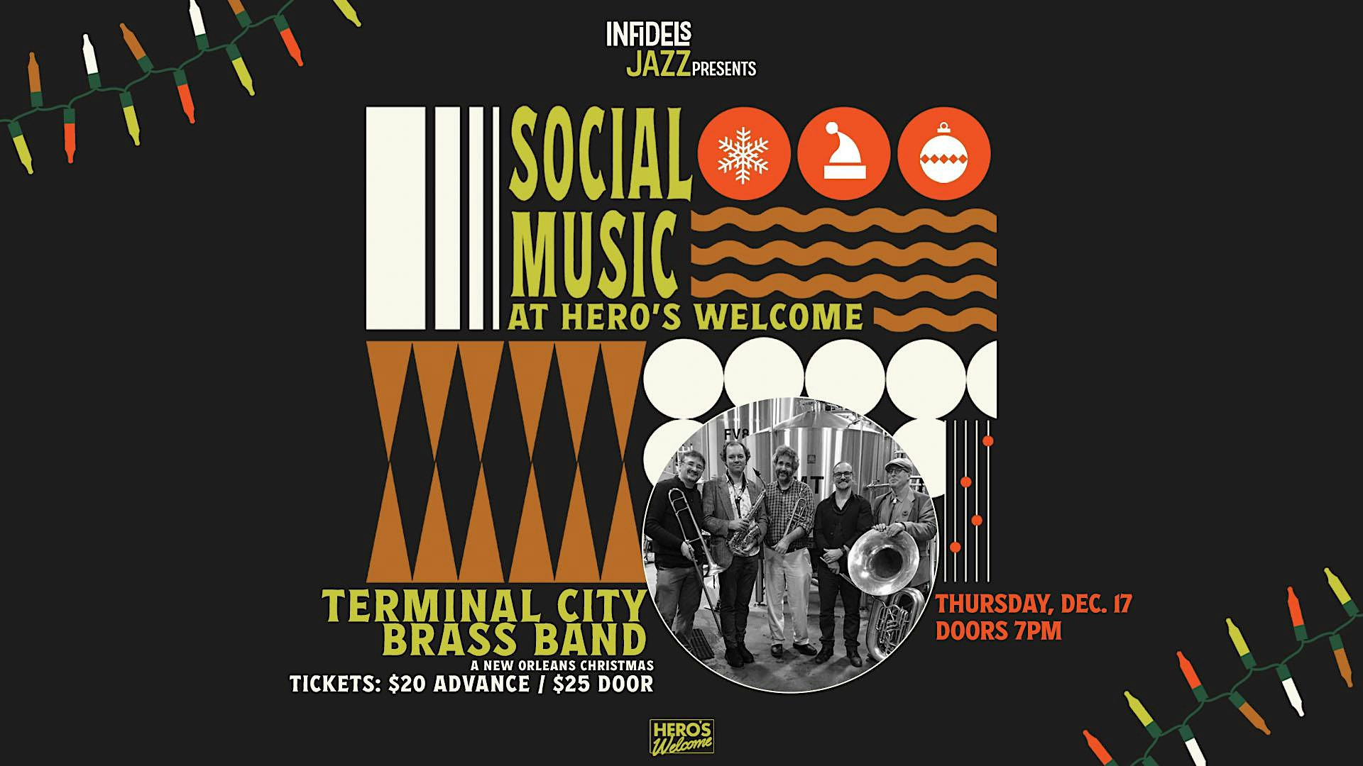 Infidels Jazz Presents: A New Orleans Christmas with the TC Brass Band!