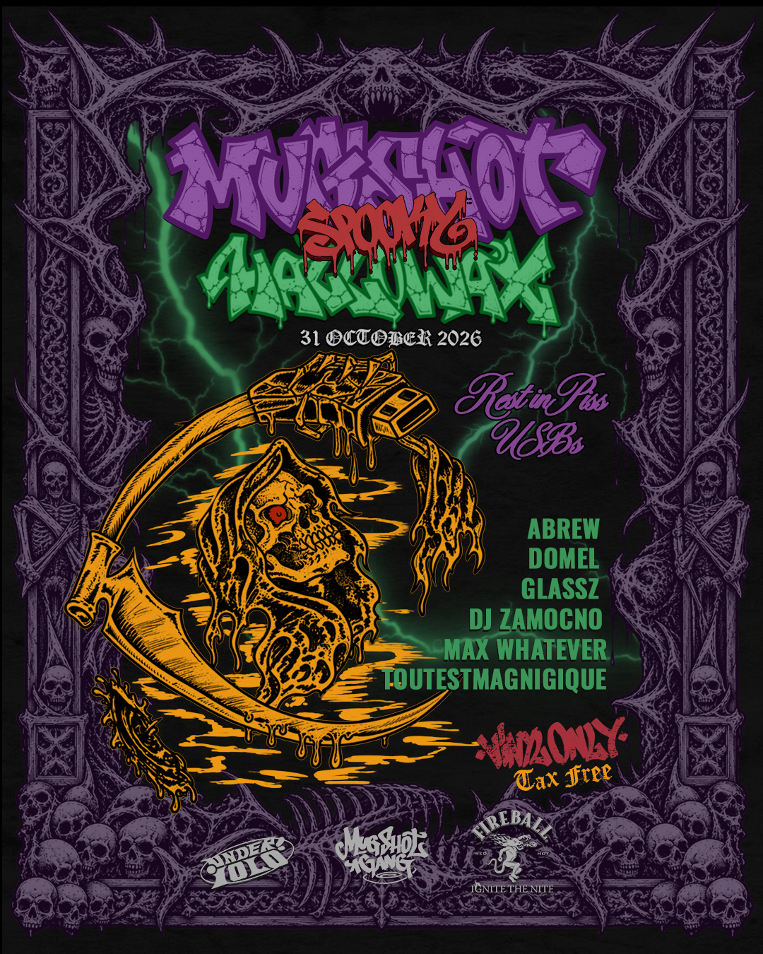 MUGSHOT SPOOKY HALLOWAX || UNDERІOLO [VINYL ONLY & TAX FREE]