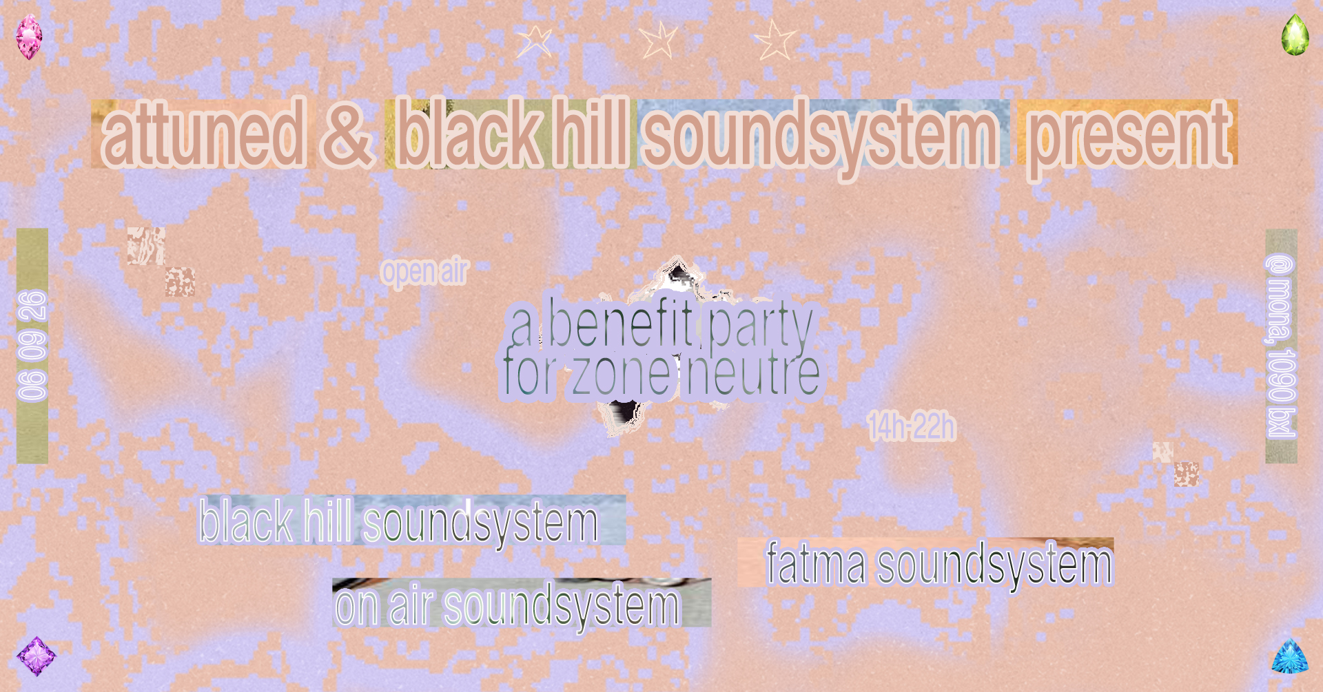 ATTUNED x BLACK HILL fundraiser for Zone NEUTRE