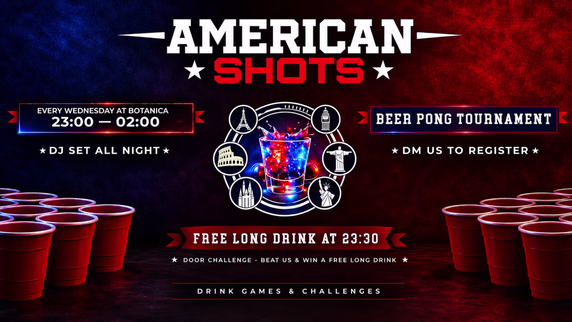Erasmus Shots: American Party