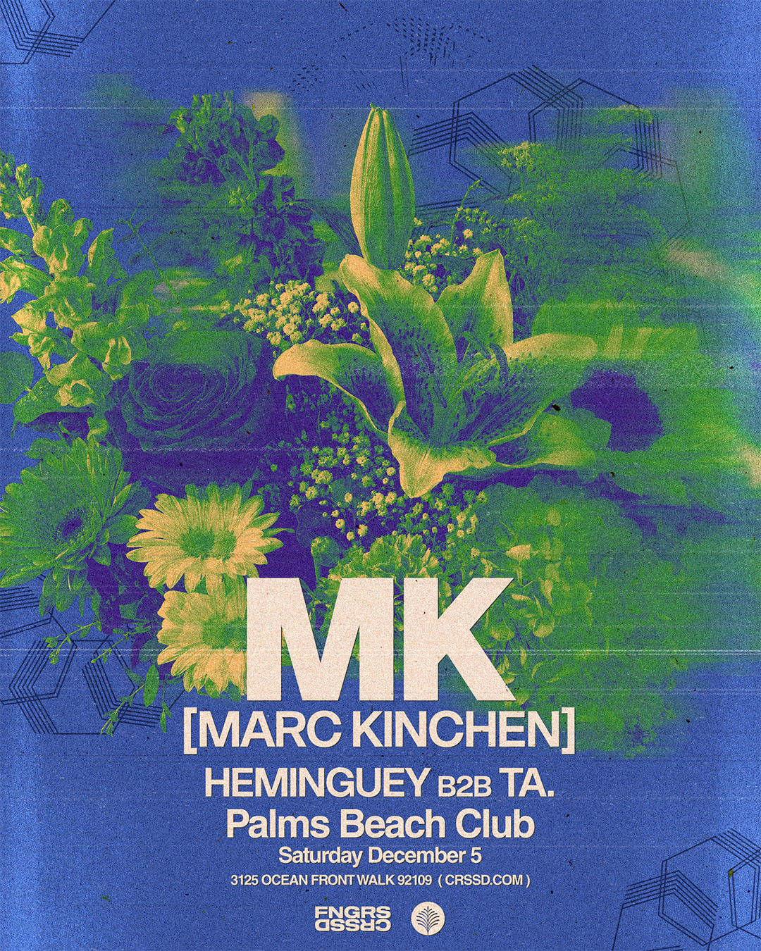FNGRS CRSSD presents Palms Beach Club with MK