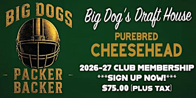 PACKER BACKER CLUB 2026-27