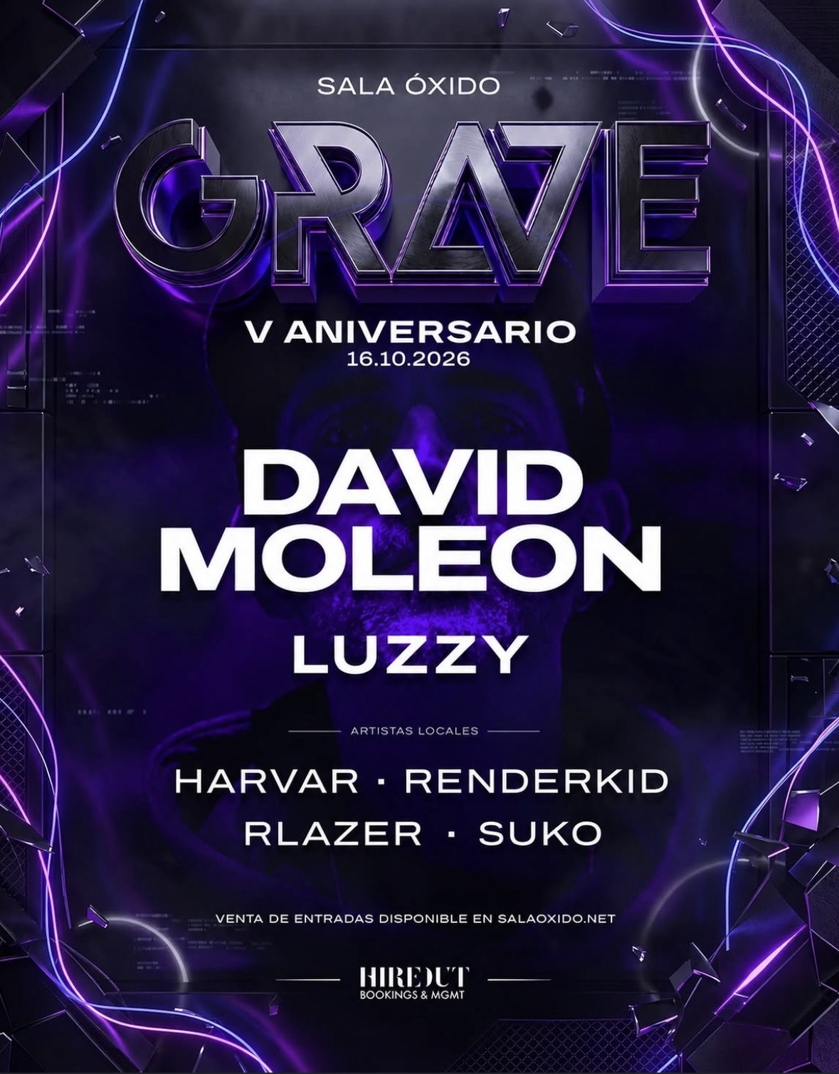 GRAVE V ANIVERSARIO@ Sala Oxido