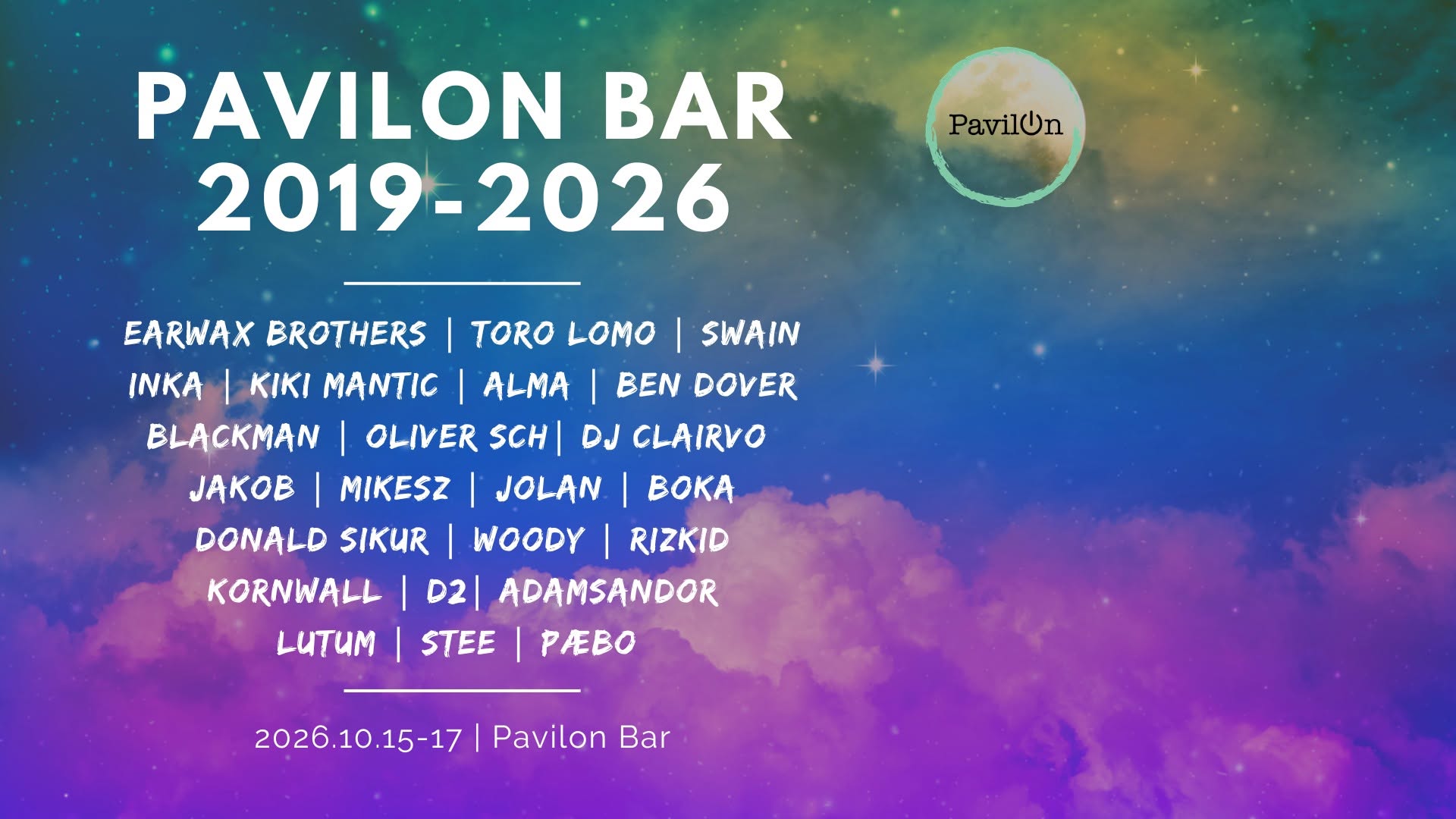 Pavilon Bar Closing Party 2019-2026