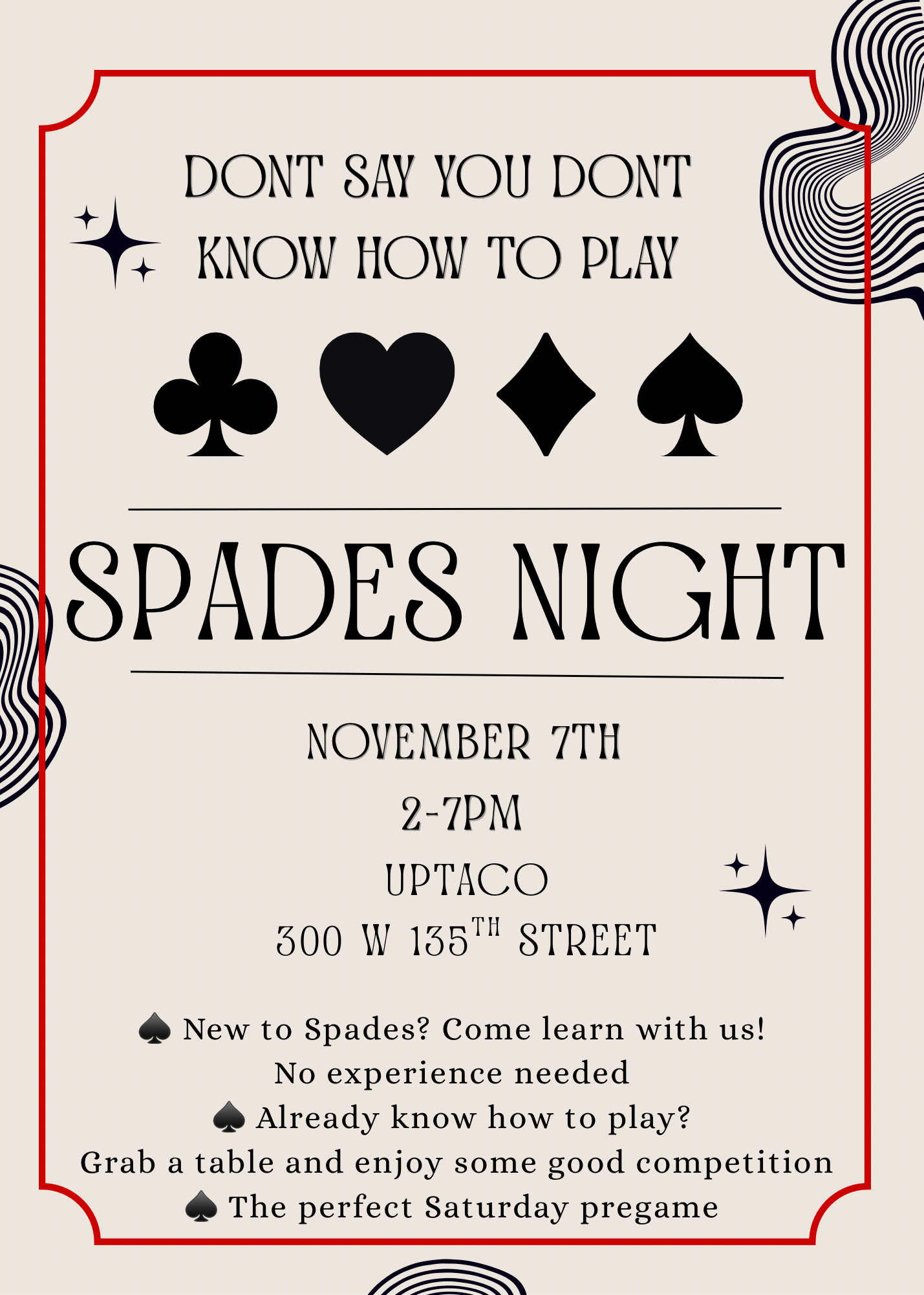 Spades Night