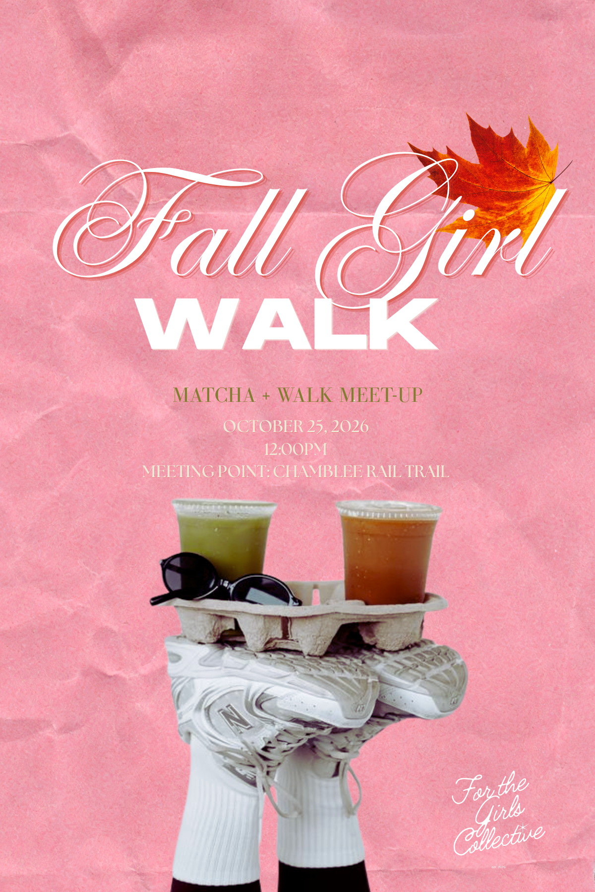 Fall Girl Walk: Matcha + Walk Meet Up