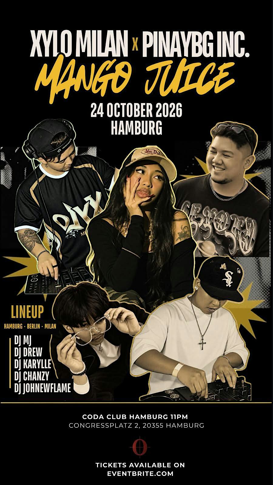 XYLO MILAN x PINAYBG INC. - Mango Juice - @CodaClubHamburg