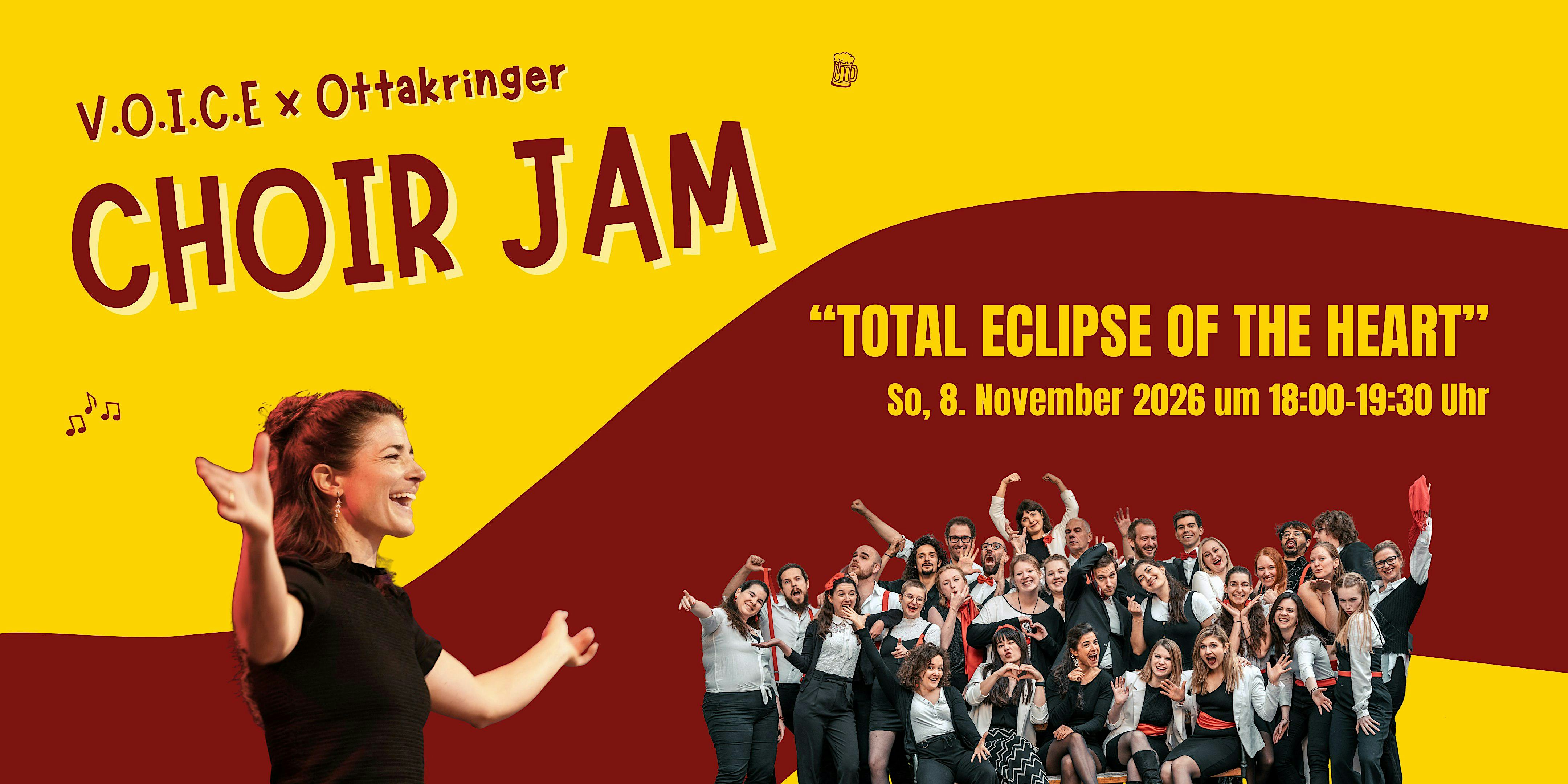 CHOIR JAM - V.O.I.C.E x Ottakringer - "Total eclipse of the heart"