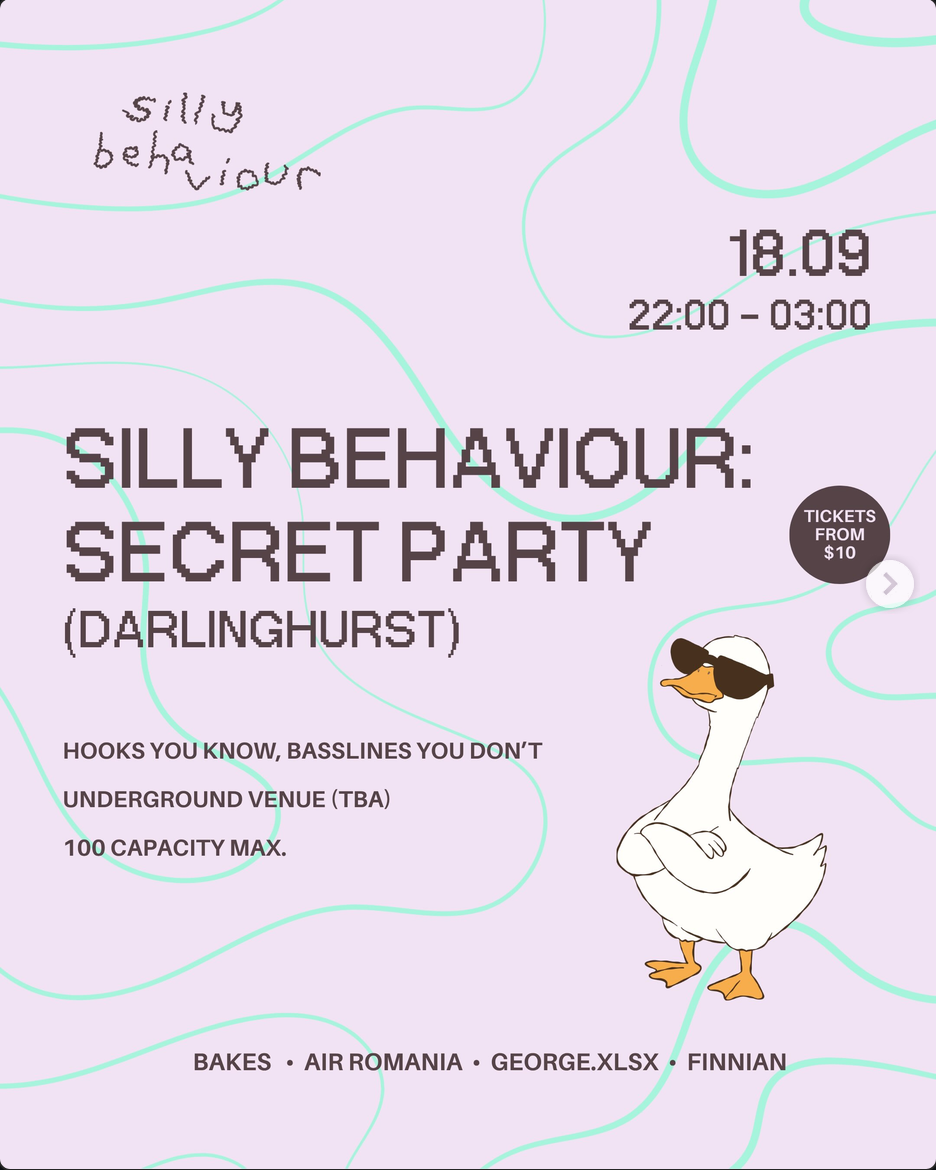 Silly Behaviour Presents: Secret Party