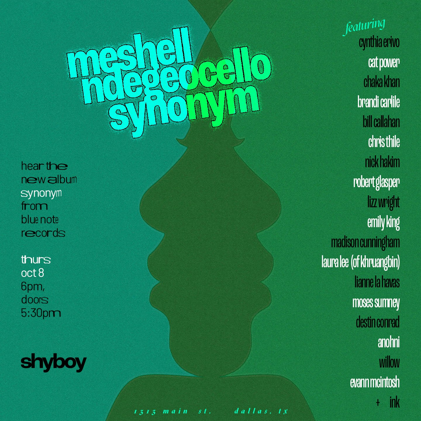 MESHELL NDEGEOCELLO | "SYNONYM" ALBUM LISTENING SESSION