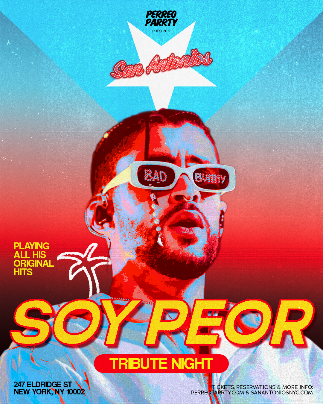 SOY PEOR Reggaeton Party Cocktail Bar