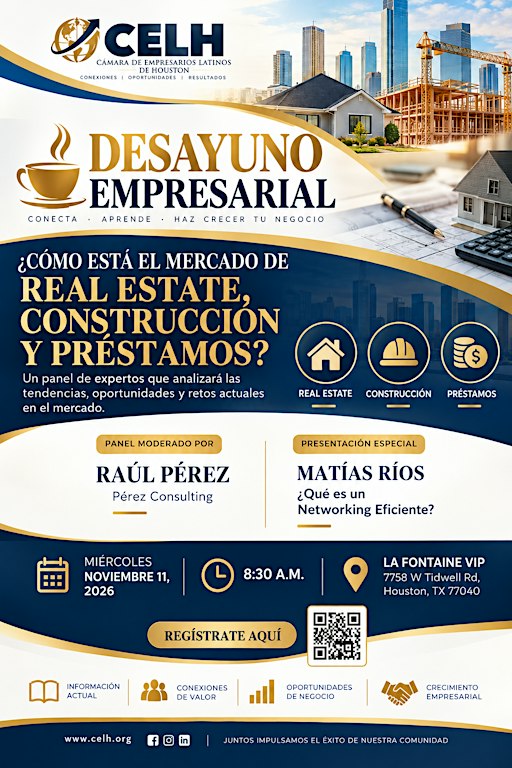 Un Cafecito con Empresarios, Desayuno Mensual Empresarial