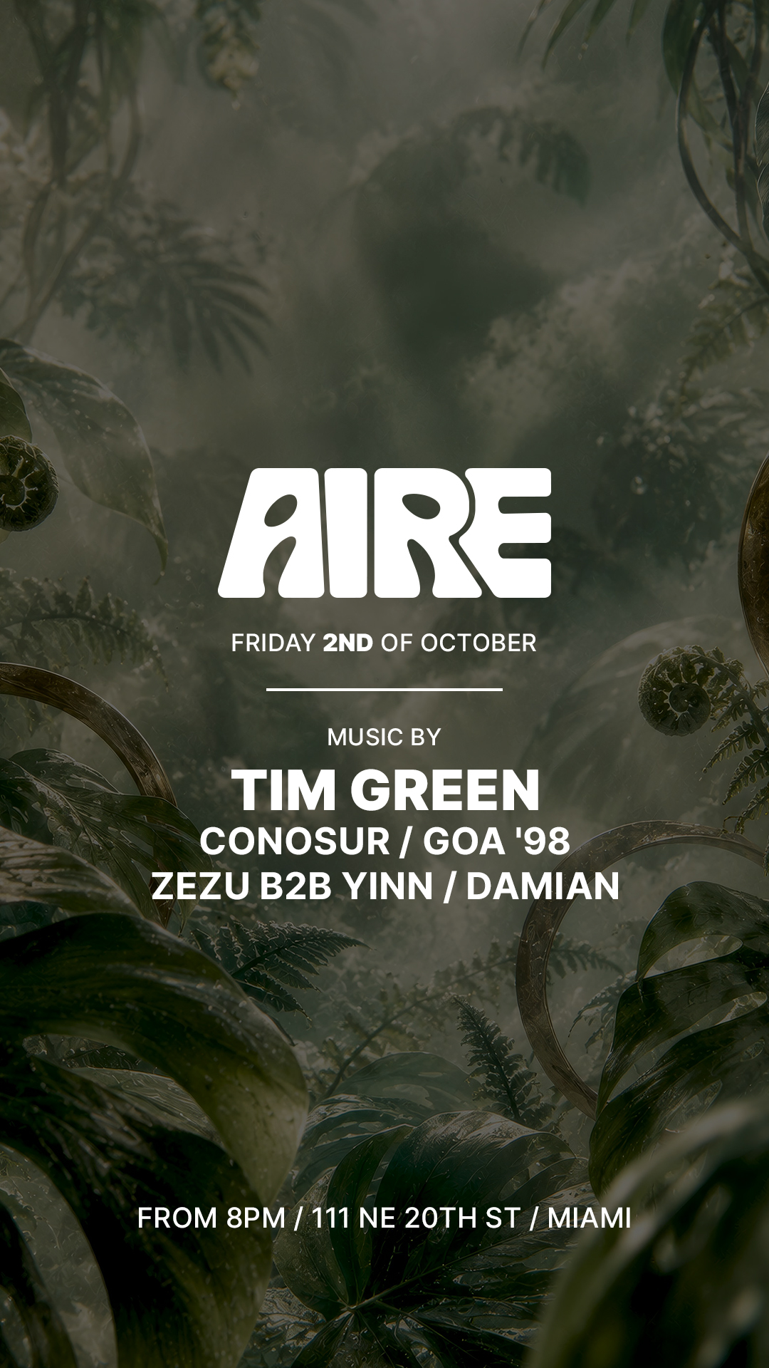 AIRE: Tim Green, Conosur, Goa '98, Zezu, Damian