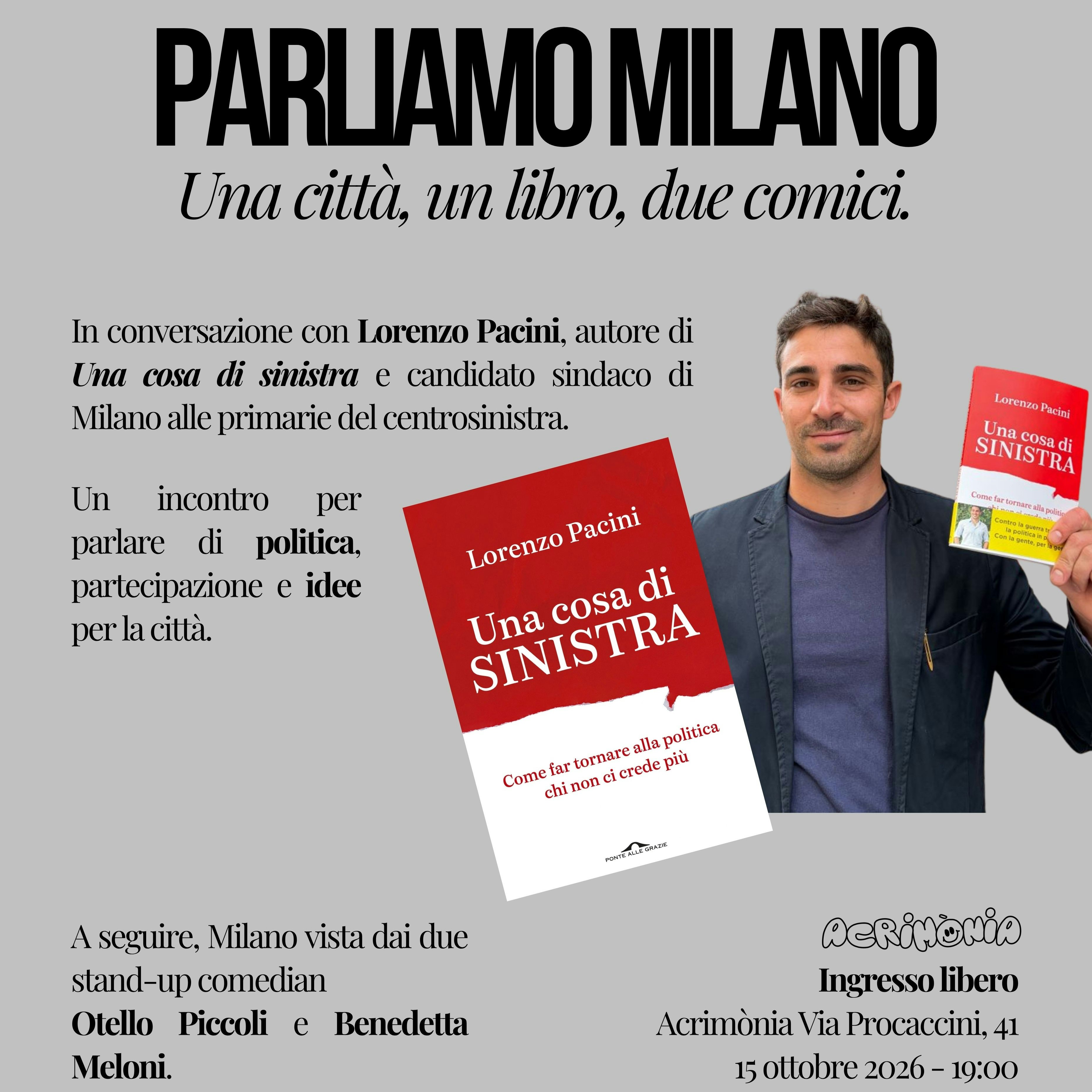 Parliamo Milano - Acrimònia