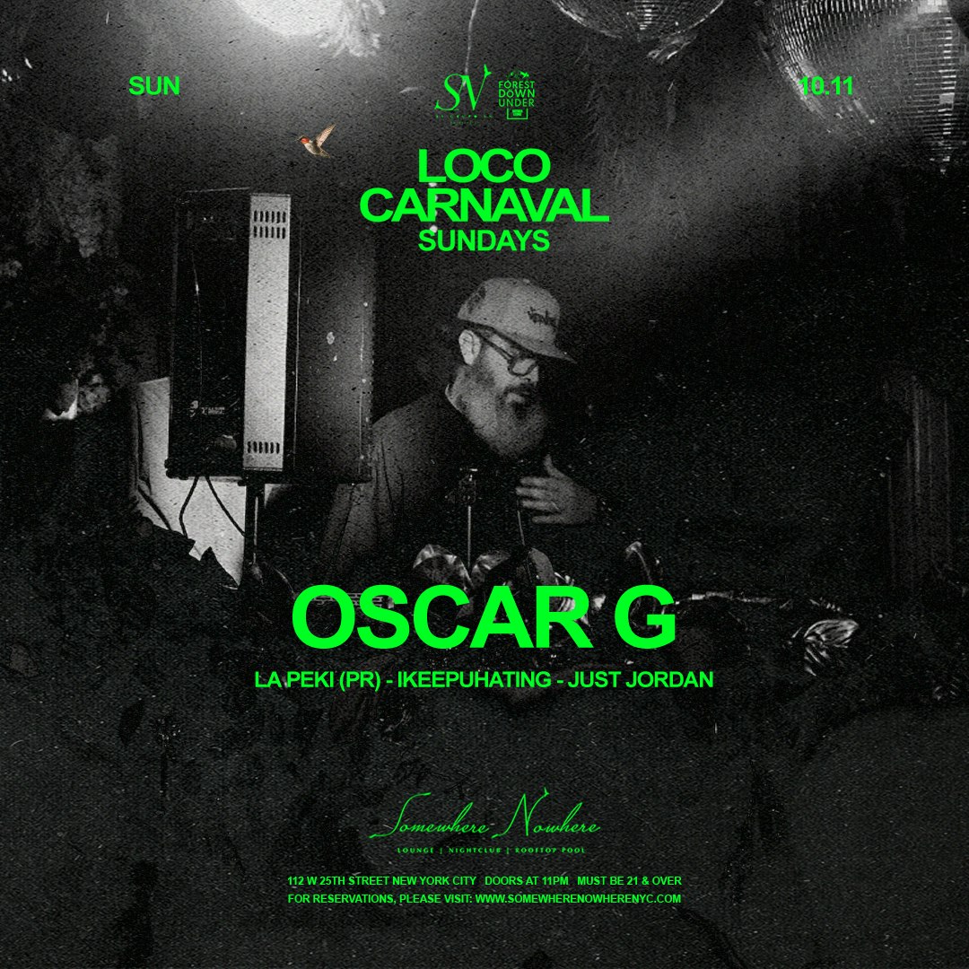 Loco Carnaval: Oscar G, La Peki (PR), I KeepUHating and Just Jordan