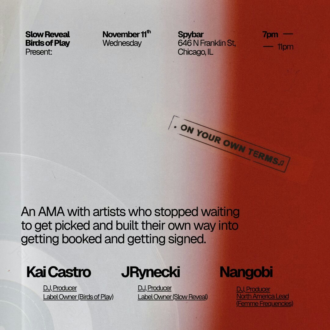 On Your Own Terms: An Artist AMA
