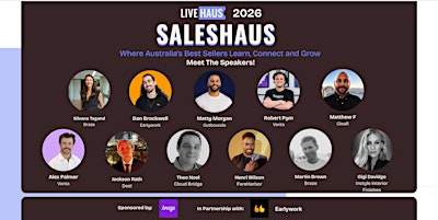 SalesHaus Sydney · Sept 2026: Where Revenue Teams Lead, Learn & Connect