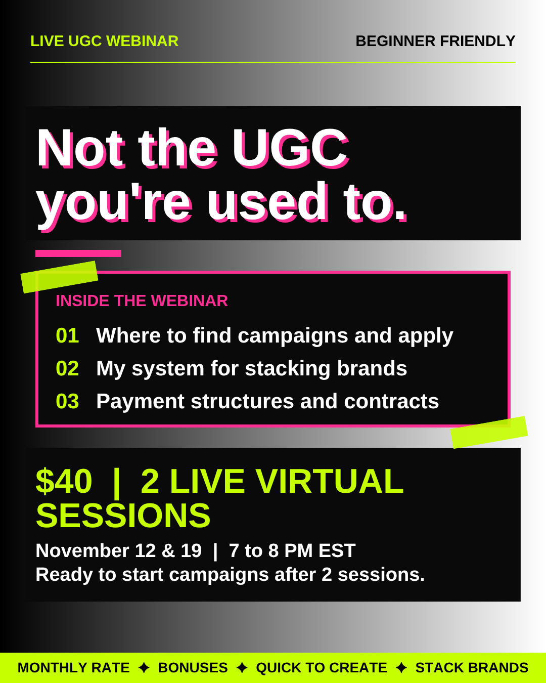 Break Into Canvas UGC (TWO DAYS)